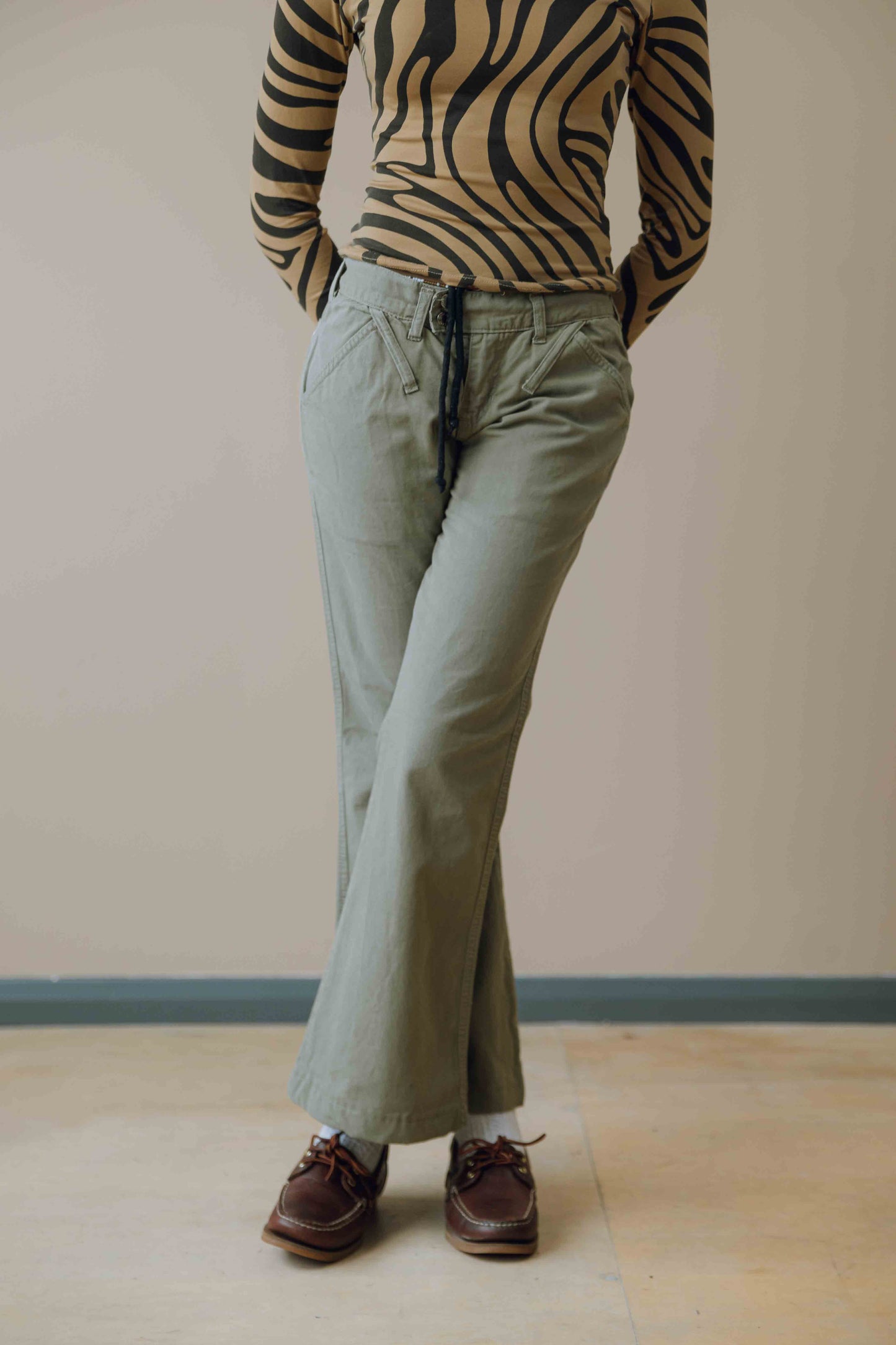 Bootcut mid rise jeans