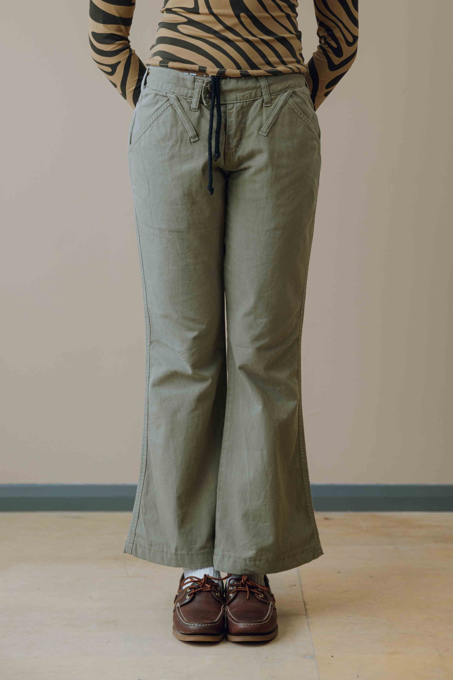 Bootcut mid rise jeans