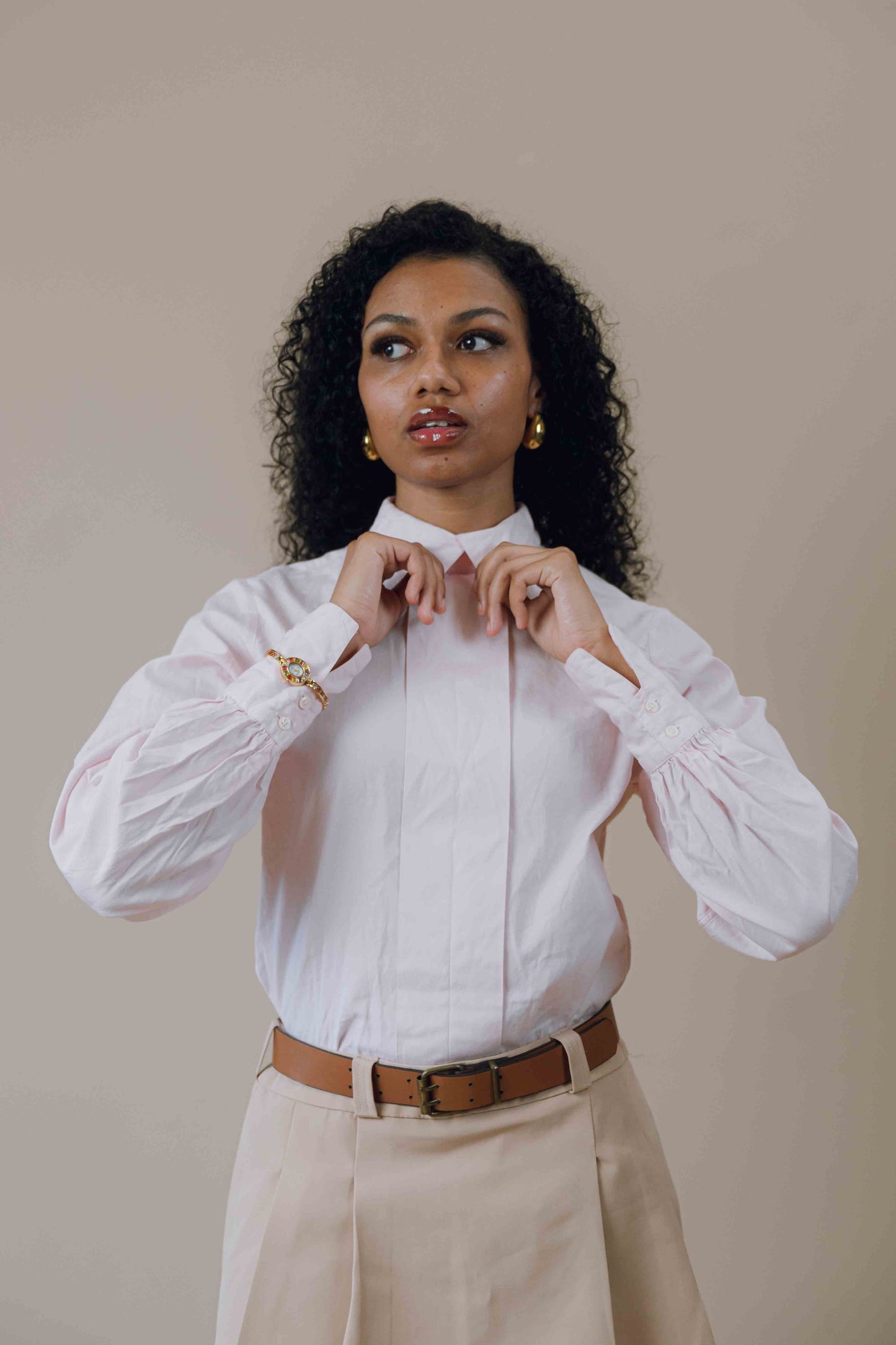 Button-up long sleeve shirt
