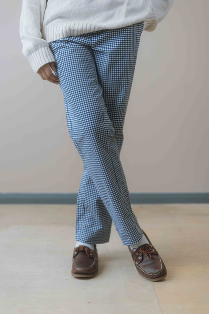 Tommy Hilfiger gingham slim fit trousers
